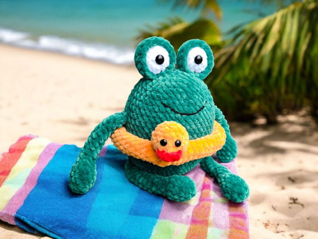 Häkelanleitung Frosch – Amigurumi Frosch PDF Häkelanleitung - Bild 2