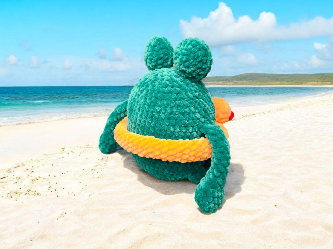Häkelanleitung Frosch – Amigurumi Frosch PDF Häkelanleitung - Bild 4