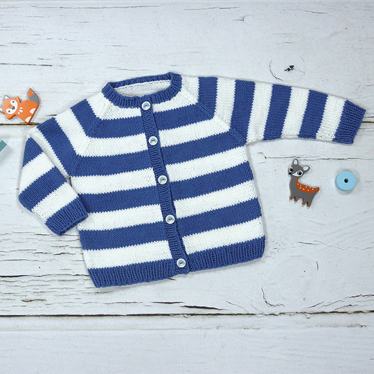 Strickanleitung Kinderjacke "Piano" 765165