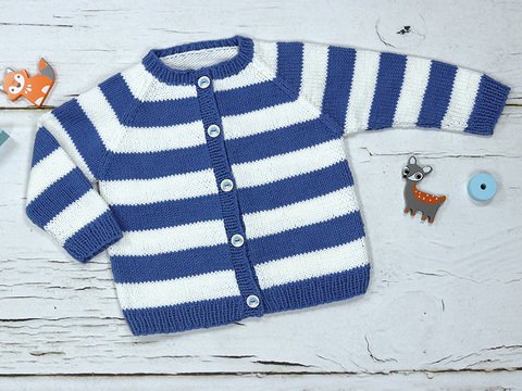 Strickanleitung Kinderjacke "Piano" 765165