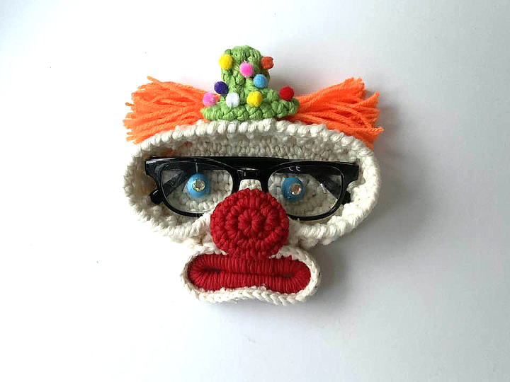 Brillengarage / Brillenhalter CLOWN