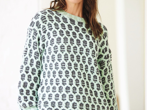 Pulli mit Zopfmuster