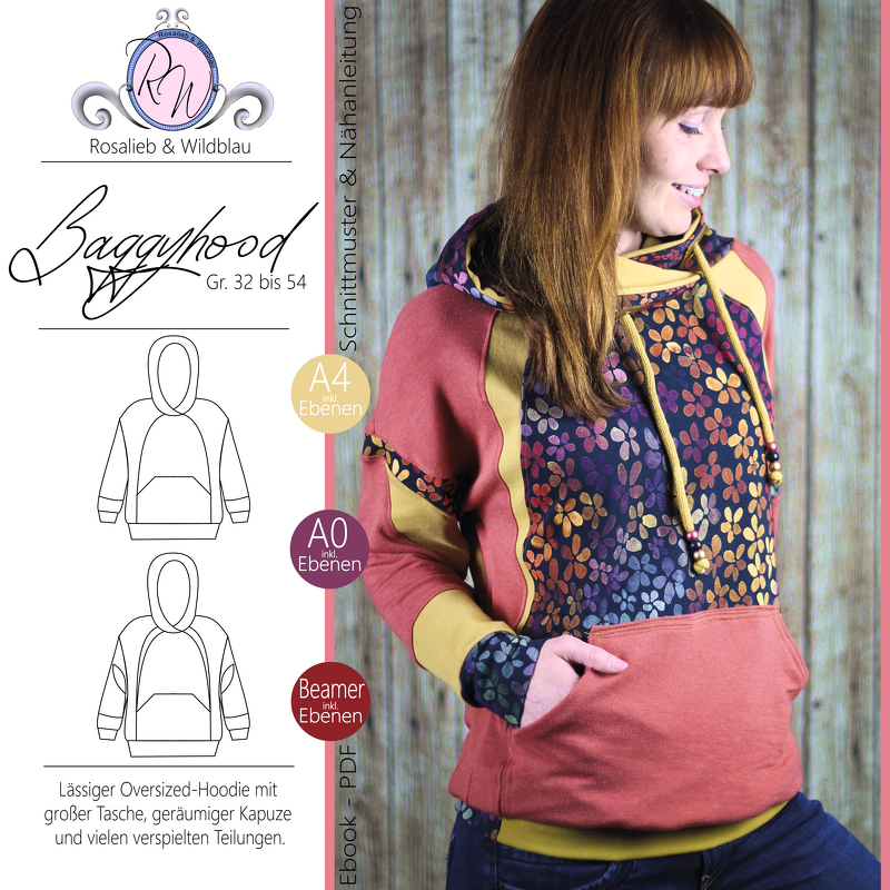E-Book BaggyHood Gr. 32 bis 54