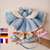 Beautiful fluffy blue party dress for the Lulu doll