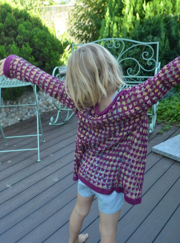 Häkelanleitung * Mädchen Cardigan * Weste * Mädchenjacke * 3 Größen