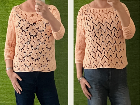 Zwei schöne Häkelmuster - Häkelanleitung