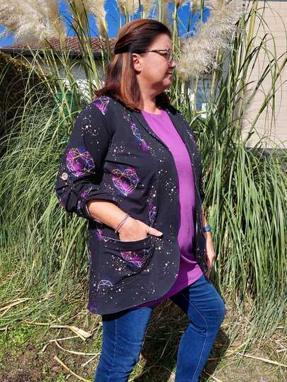 Sannys Sweat Blazer – Gr 32-64 – E-Book und Nähanleitung