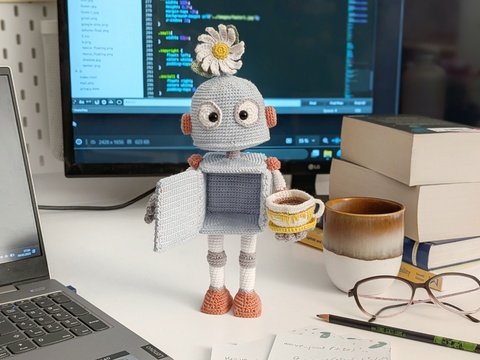 Roboter - Amigurumi Häkelanleitung