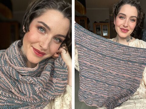 Häkelanleitung Loop "HIMMELSFEUER"