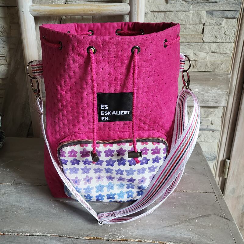 Hugo Bag PDF Schnittmuster – stylische & praktische Beuteltasche mit Kordel - Bild 6