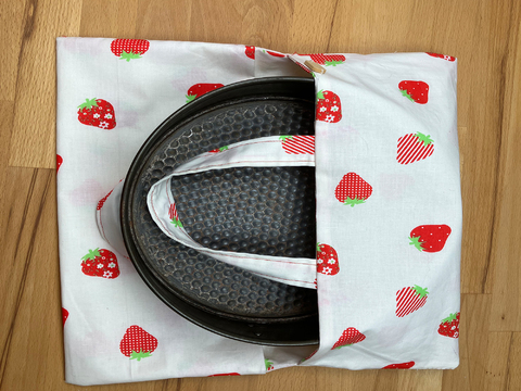 Kuchentranporttasche nähen- mit Größe & Materialangaben in der Anleitung