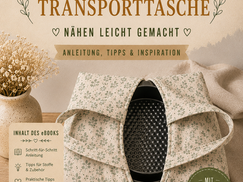 Kuchentranporttasche nähen- mit Größe & Materialangaben in der Anleitung