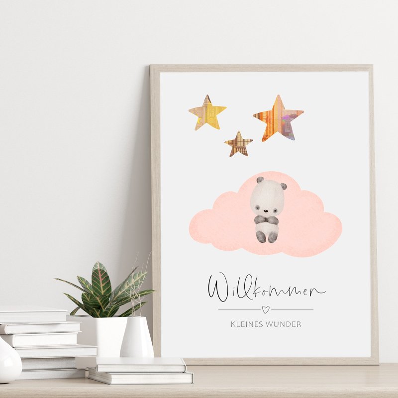 Poster GELDGESCHENK Geburt oder Taufe DIN A4 - Bild 3