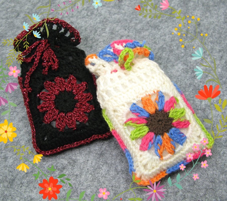 H&auml;kelanleitung Dufts&auml;ckchen Seifenbeutel Geschenks&auml;ckchen Modell 3