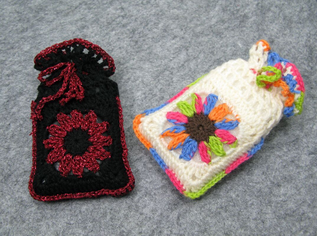 H&auml;kelanleitung Dufts&auml;ckchen Seifenbeutel Geschenks&auml;ckchen Modell 3 - Bild 8