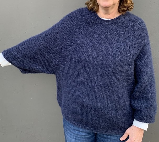 Strickanleitung Poncho Vivien Größe 36 – 50
