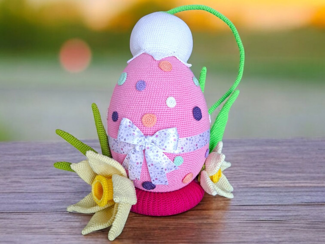 Häkelanleitung Maiglöckchen küsst Osterei