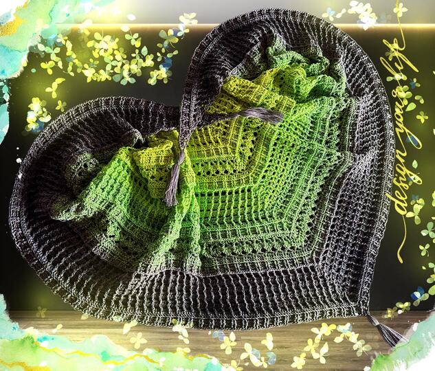 flaches Dreieckstuch "Cappuccino"