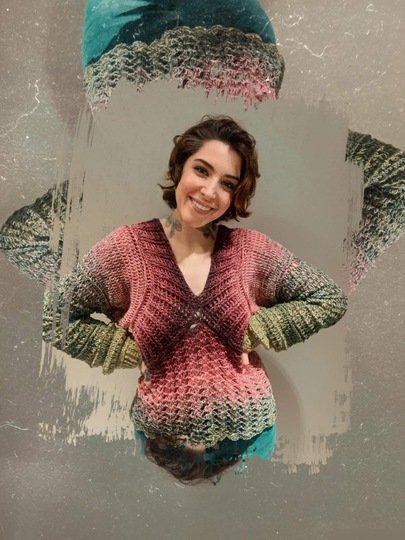 Häkelanleitung Pullover "ROCKING FLOWERS"