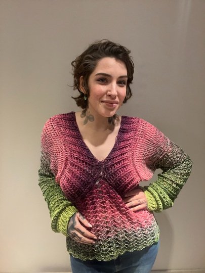 Häkelanleitung Pullover "ROCKING FLOWERS"