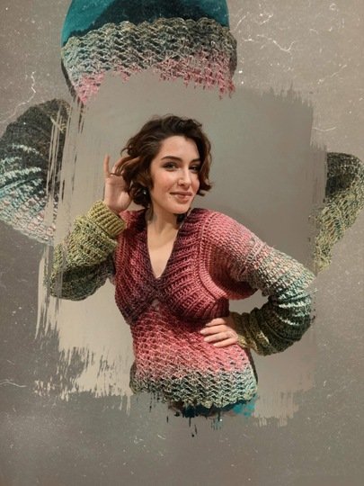 Häkelanleitung Pullover "ROCKING FLOWERS"