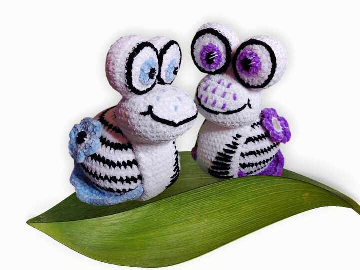 Häkelanleitung / Amigurumi / Grinse~Schnecke