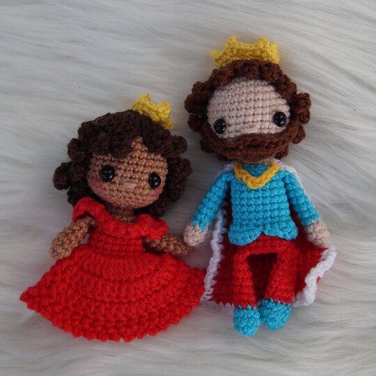 Fingerpuppen Familie, Häkelanleitung deutsch