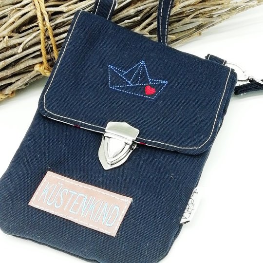 Flacher Walter - Eine Handytasche mit Platz - digitale Nähanleitung + SM