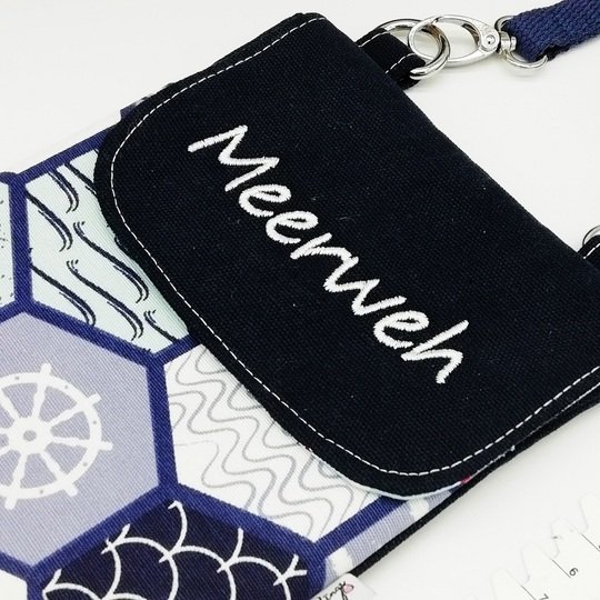 Flacher Walter - Eine Handytasche mit Platz - digitale Nähanleitung + SM