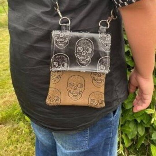 Flacher Walter - Eine Handytasche mit Platz - digitale Nähanleitung + SM