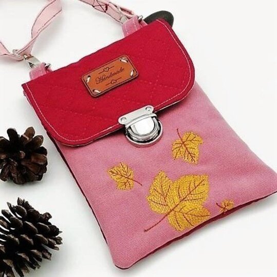 Flacher Walter - Eine Handytasche mit Platz - digitale Nähanleitung + SM