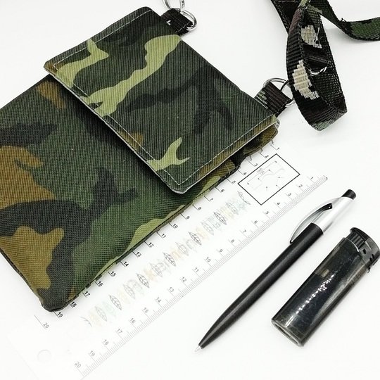 Flacher Walter - Eine Handytasche mit Platz - digitale Nähanleitung + SM