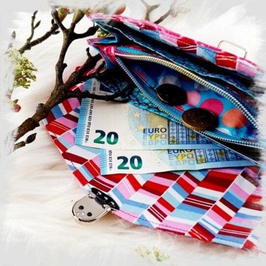 Portemonnaie Raja digitale Nähanleitung und SM - E-Book PDF