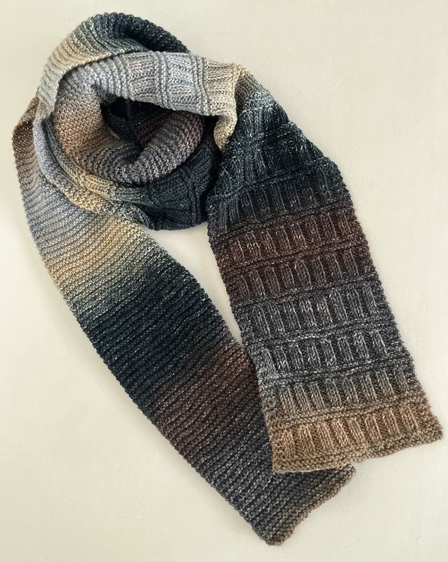 Strickanleitung für einen Wendeschal Anfänger geeignet