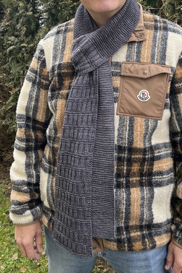 Strickanleitung für einen Wendeschal Anfänger geeignet