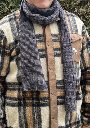 Strickanleitung für einen Wendeschal Anfänger geeignet