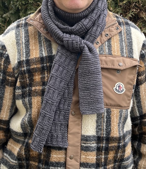 Strickanleitung für einen Wendeschal Anfänger geeignet