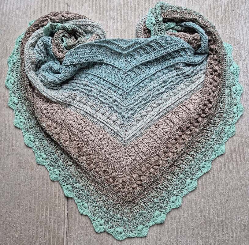 Osidian Flach - Extra breites, kuschelig warmes Schaltuch Schal - Bild 9