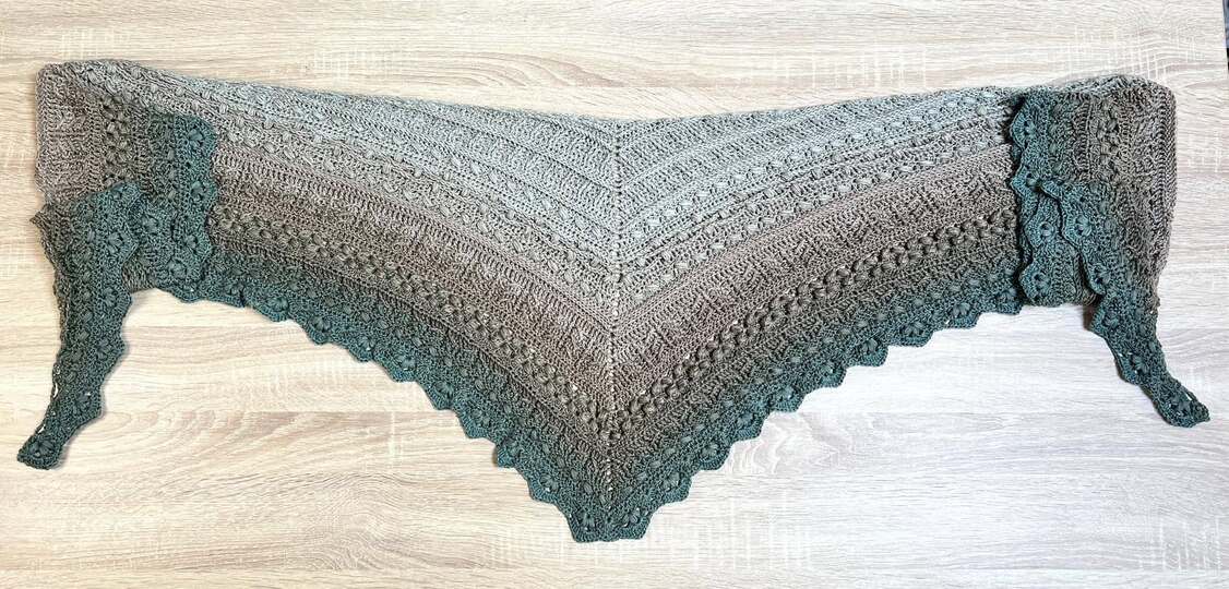 Osidian Flach - Extra breites, kuschelig warmes Schaltuch Schal