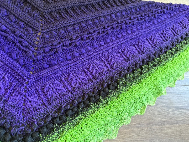 Osidian Flach - Extra breites, kuschelig warmes Schaltuch Schal