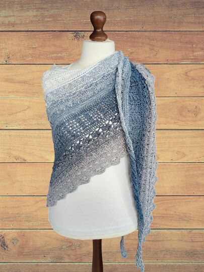 Osidian Flach - Extra breites, kuschelig warmes Schaltuch Schal