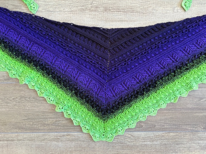 Osidian Flach - Extra breites, kuschelig warmes Schaltuch Schal