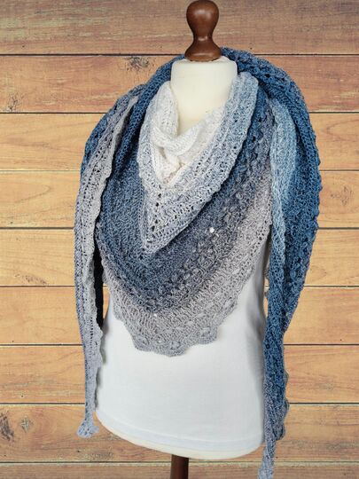 Osidian Flach - Extra breites, kuschelig warmes Schaltuch Schal