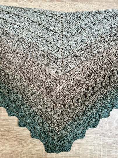 Osidian Flach - Extra breites, kuschelig warmes Schaltuch Schal