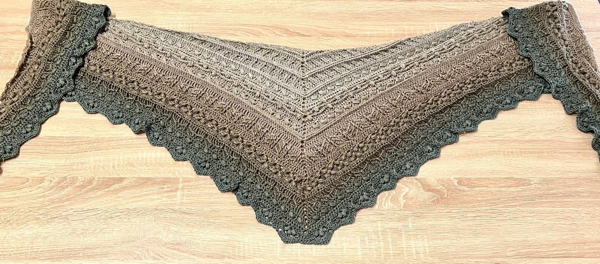 Osidian Flach - Extra breites, kuschelig warmes Schaltuch Schal