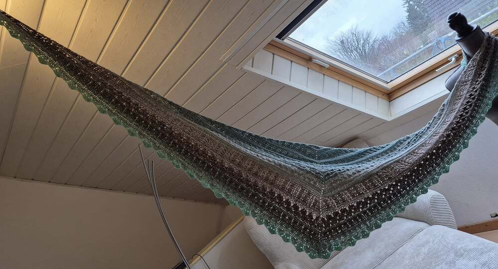 Osidian Flach - Extra breites, kuschelig warmes Schaltuch Schal