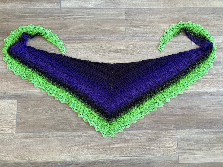 Osidian Flach - Extra breites, kuschelig warmes Schaltuch Schal