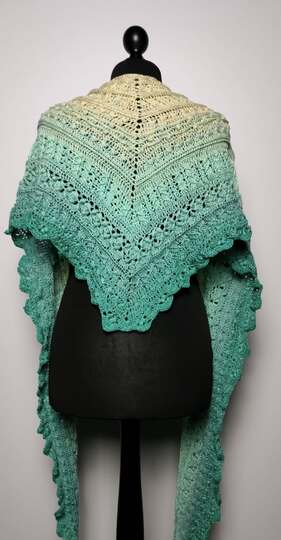 Osidian Flach - Extra breites, kuschelig warmes Schaltuch Schal