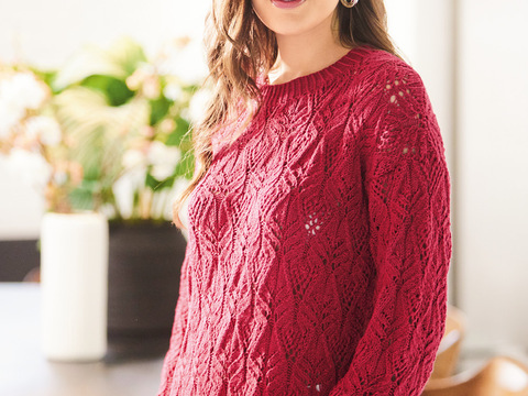 Pulli im Ajourmuster