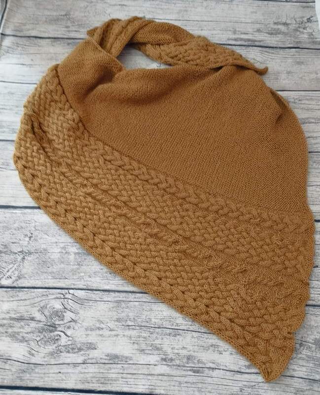 Stricktuch Eiskönigin - leicht asymetrisch